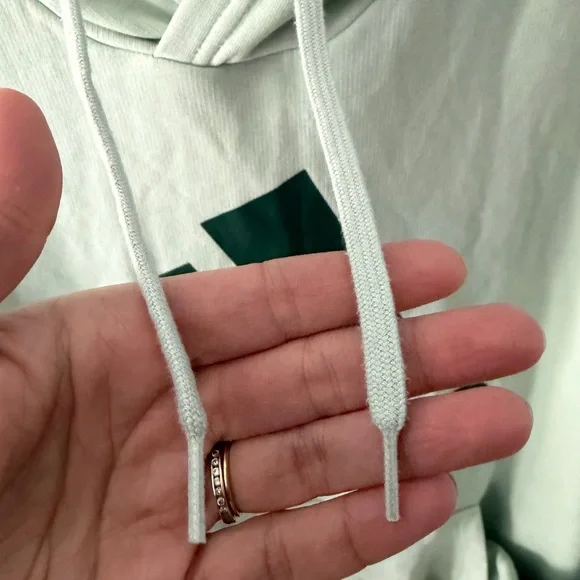 Adidas Men's Sage Green Hoodie 4XL - Picture 4 of 10